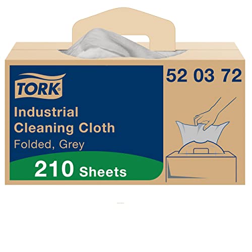 Tork Industrie Reinigungstücher Grau W7, Einzeltuchentnahme, 1 x 210 Tucher, 520372 Tork Industrie Reinigungstücher Grau W7, Einzeltuchentnahme, 1 x 210 Tucher, 520372 von Tork
