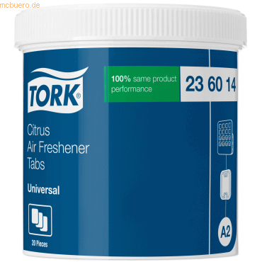 Tork Lufterfrischer Zitrus A2 Anhänger mit Citrusduft VE=20 Stück Tork Lufterfrischer Zitrus A2 Anhänger mit Citrusduft VE=20 Stück von Tork