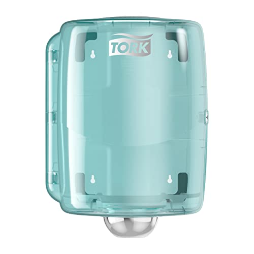 Tork Maxi Innenabrollungsspender Weiß und Türkis W2, Robustes Design, Performance Linie, 44,7 cm × 32,8 cm × 30,2 cm, 653000 Tork Maxi Innenabrollungsspender Weiß und Türkis W2, Robustes Design, Performance Linie, 44,7 cm × 32,8 cm × 30,2 cm, 653000 von Tork