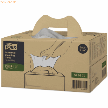 Tork Reinigungstücher Premium 1-lagig 35,5x41,5cm grau VE=210 Tücher H Tork Reinigungstücher Premium 1-lagig 35,5x41,5cm grau VE=210 Tücher H von Tork