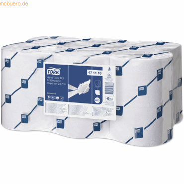 Tork Rollenhandtuch Advanced H13 24,7cm 2-lagig weiß 6x143m für Sensor Tork Rollenhandtuch Advanced H13 24,7cm 2-lagig weiß 6x143m für Sensor von Tork