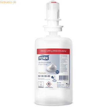Tork Schaumseife unparfümiert für Händedesinfektion VE=6x1 Liter Tork Schaumseife unparfümiert für Händedesinfektion VE=6x1 Liter von Tork