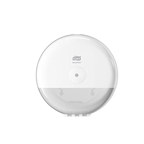 Tork SmartOne® Mini Spender für Toilettenpapier Weiß T9, Elevation Linie, 681000 von Tork