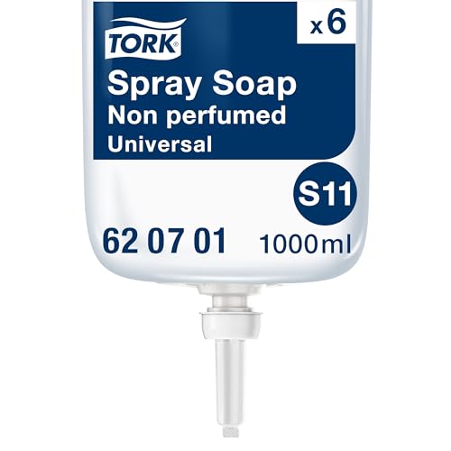 Tork Sprayseife S11, unparfümierte Flüssigseife, 6 x 1.000ml, 620701 Tork Sprayseife S11, unparfümierte Flüssigseife, 6 x 1.000ml, 620701 von Tork