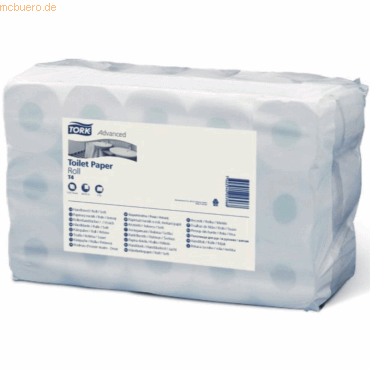 Tork Toilettenpapier Advanced 2-lagig Honigwabenprägung 400 Blatt VE=3 Tork Toilettenpapier Advanced 2-lagig Honigwabenprägung 400 Blatt VE=3 von Tork