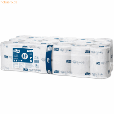 Tork Toilettenpapier Advanced Midi hülsenlos T7 2-lagig 9,3cmx112,5m w von Tork
