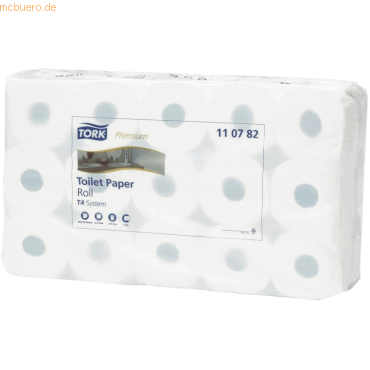Tork Toilettenpapier Premium 3-lagig Honigwabenprägung 250 Blatt VE=30 von Tork
