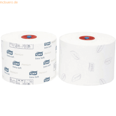 Tork Toilettenpapier Premium Compact 3-lagig 70m hochweiß VE=27 Rollen Tork Toilettenpapier Premium Compact 3-lagig 70m hochweiß VE=27 Rollen von Tork
