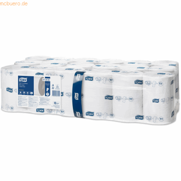 Tork Toilettenpapier Premium Midi hülsenlos T7 2-lagig 9,3cmx100m weiß von Tork