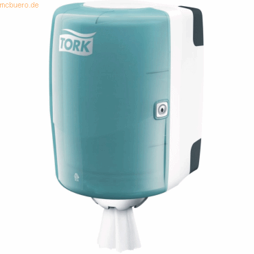 Tork Wischtuch-Innenabrollungsspender Performance (M2-System) türkis/w von Tork