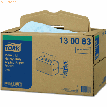 Tork Wischtücher Advanced 440 Performance 3-lagig 38,5x32,5cm blau VE= von Tork