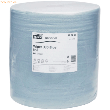 Tork Wischtücher Universal 330 3-lagig 37x34cm/ 340m blau Tork Wischtücher Universal 330 3-lagig 37x34cm/ 340m blau von Tork