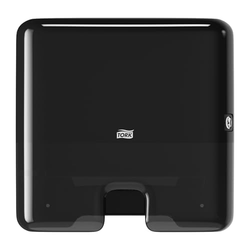 Tork Xpress Mini Spender für Multifold Papierhandtücher 552108, Elevation Design - Kompakter H2 Handtuchspender für Falthandtücher zur Einzelblattentnahme, schlankes Design, schwarz Tork Xpress Mini Spender für Multifold Papierhandtücher 552108, Elevation Design - Kompakter H2 Handtuchspender für Falthandtücher zur Einzelblattentnahme, schlankes Design, schwarz von Tork