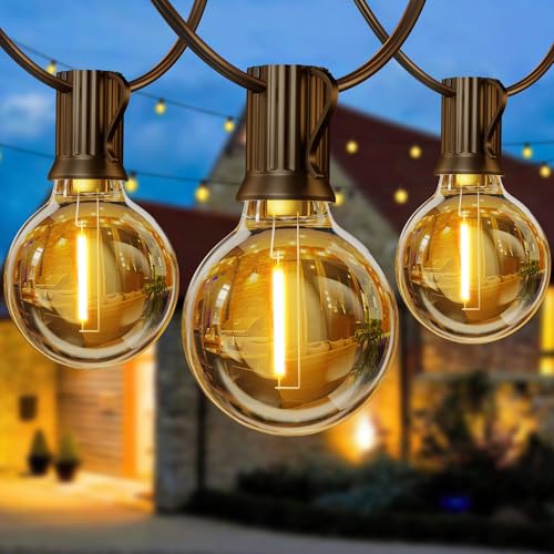 LED Lichterkette Außen Strom 8m - Outdoor Lichterketten 27FT mit Aussen Wetterfest G40 Glühbirne Warmweiß Aussenlichterkette für Balkon Garten Pavillon Terrasse Vorzelt Hochzeit Party LED Lichterkette Außen Strom 8m - Outdoor Lichterketten 27FT mit Aussen Wetterfest G40 Glühbirne Warmweiß Aussenlichterkette für Balkon Garten Pavillon Terrasse Vorzelt Hochzeit Party von Torkase