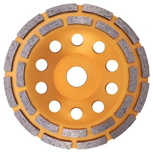 Torribala 150 mm 7 Zoll 2-reihig Segment Schleifscheibe Schleifscheibe Schleifteller Schleifwerkzeug 22 mm Loch für Beton Torribala 150 mm 7 Zoll 2-reihig Segment Schleifscheibe Schleifscheibe Schleifteller Schleifwerkzeug 22 mm Loch für Beton von Torribala