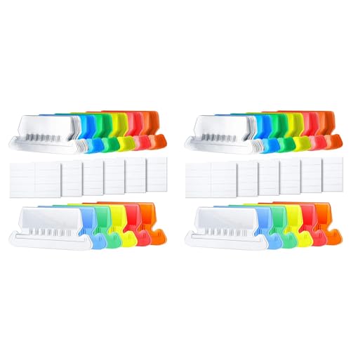 Torribala 240 Sets mit Tabs und Einsätzen für Hängemappen, 5,1 cm (2 Zoll), zur schnellen Identifizierung von hängenden Dateien B von Torribala