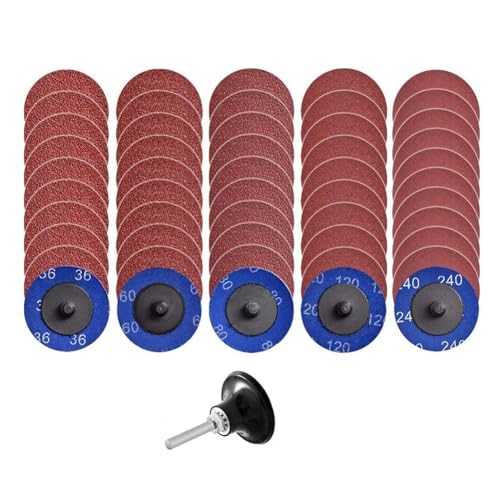 Torribala Schleifscheiben-Set mit Körnung 36-240, 50 Stück, Schnellwechselkombination für Holz- und Metallmöbel Torribala Schleifscheiben-Set mit Körnung 36-240, 50 Stück, Schnellwechselkombination für Holz- und Metallmöbel von Torribala