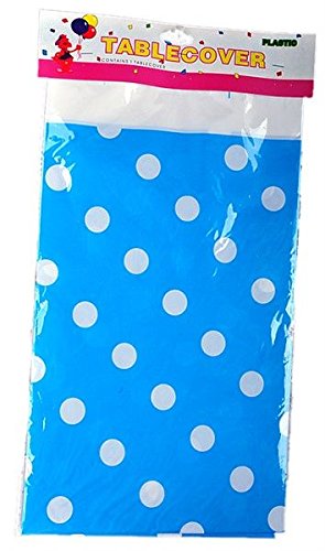 Torten Deko Shop - Blau, Rechteckig, 120x180 cm, Gepunktet, Dekorativ mit weiß gepunktet, Korbweave, Tischdecke Torten Deko Shop - Blau, Rechteckig, 120x180 cm, Gepunktet, Dekorativ mit weiß gepunktet, Korbweave, Tischdecke von Torten Deko Shop
