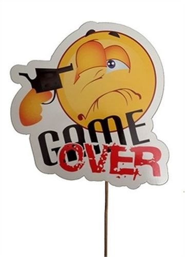 Game Over Deko Sprechballon Game Over Deko Sprechballon von Torten Deko Shop