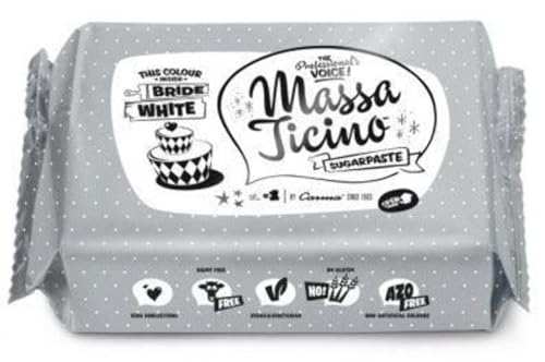 Torten Deko Shop Massa Ticino Tropic weiß, 1kg von Torten Deko Shop