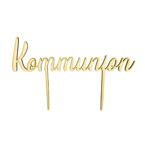 CakeTopper - Kommunion - Kuchenaufsatz aus Holz CakeTopper - Kommunion - Kuchenaufsatz aus Holz von Tortenbild