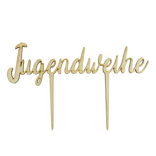CakeTopper Kuchenaufsatz aus Holz - Jugendweihe CakeTopper Kuchenaufsatz aus Holz - Jugendweihe von Tortenbild