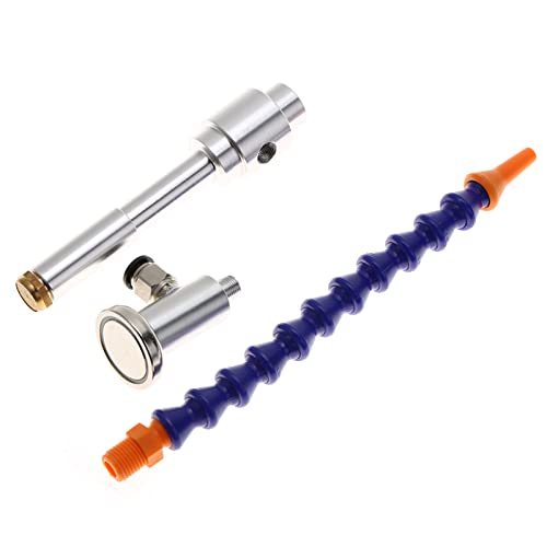 Torvex Luftpistole, 130 mm Wirbelluftstrommaschine mit flexiblem Rohr, trockene Kühlluftpistole für Spotkühlanwendungen (08 MICRO + MAGNETISCHE BASE) von Torvex