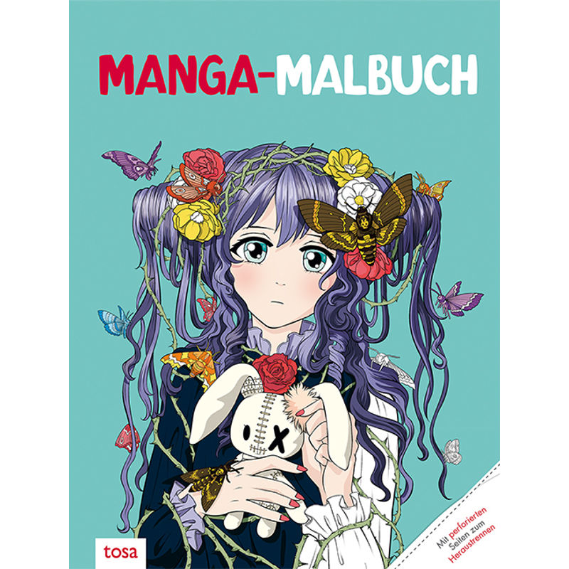 Manga-Malbuch, Kartoniert (TB) von Tosa