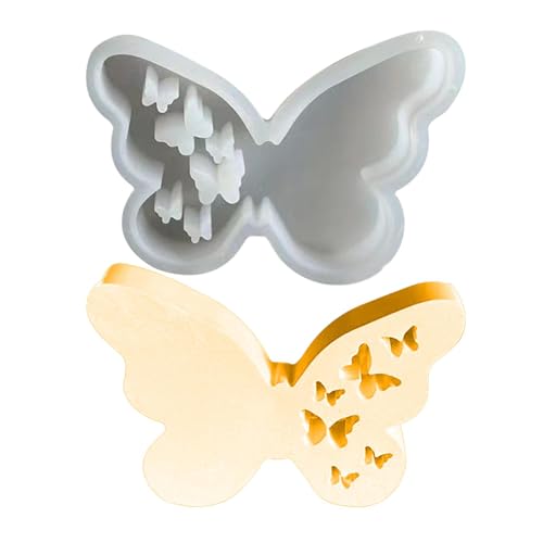 Toseky Silikonformen Gießformen, Silikonform Schmetterling - Süße Schmetterling Epoxidharzform zum Kuchenbacken,Cupcake-Dekorationswerkzeug, Kuchen-Backform, DIY-Herstellung von von Toseky