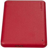 TOSHIBA Canvio Advance 1 TB externe HDD-Festplatte rot von Toshiba