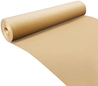 TotalPack Braunes Geschenkpapier aus 100% recyceltem Papier, biologisch abbaubar und vollständig recycelbar, ideal für Kunst, Handwerk, Geschenke, Verpackung, Versand, Bodenbelag (900 mm x 10 m) von TotalPack