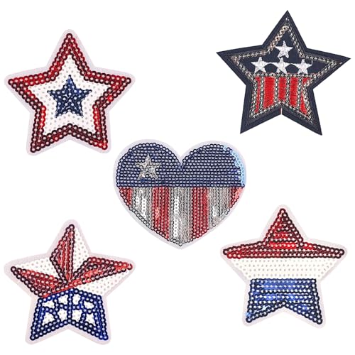 4. Juli Stern Pailletten Patches 4. Juli Stern Pailletten Patches von Totelux