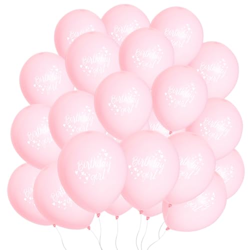 200 Stück Rosa "Birthday Girl" Party Luftballons von Totely - Latexballons für Geburtstagsdekorationen, Mittelstücke und Ballonbögen 200 Stück Rosa "Birthday Girl" Party Luftballons von Totely - Latexballons für Geburtstagsdekorationen, Mittelstücke und Ballonbögen von Totely