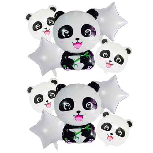 Totority 10 Stück Teiliges Panda Folienballon Weiße Sternballons Panda Köpfe für Geburtstagsfeiern Hochzeiten Feiertage Fotoshootings Sicher und Wiederverwendbar Totority 10 Stück Teiliges Panda Folienballon Weiße Sternballons Panda Köpfe für Geburtstagsfeiern Hochzeiten Feiertage Fotoshootings Sicher und Wiederverwendbar von Totority