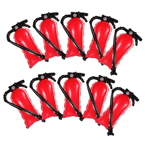 Totority 10Stücke Aufblasbare Ballons Aluminiumfolie Dekoration für Mottoparty Party Deko für Themenfeiern und Events von Totority