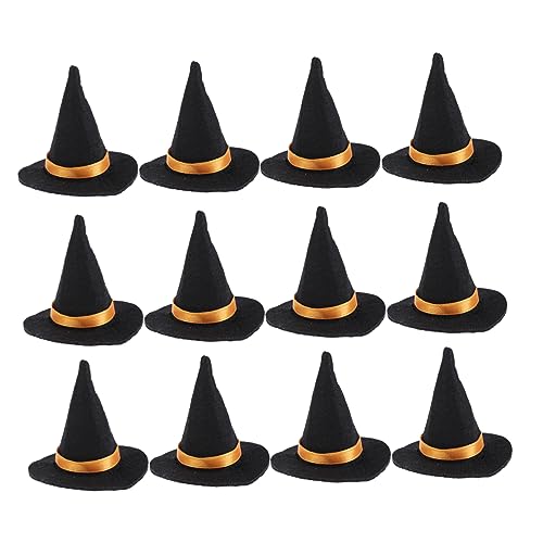 Totority 12Stücke Mini Hexenhut Weinflaschenhut für Halloween Partydekoration Praktische und Dekorative Flaschenaufsätze für Festliche und Überraschungen Totority 12Stücke Mini Hexenhut Weinflaschenhut für Halloween Partydekoration Praktische und Dekorative Flaschenaufsätze für Festliche und Überraschungen von Totority