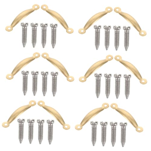 Totority 1satz Miniatur Möbelgriffe Im Vintage-Stil Doll Furniture Handles Für Schrauben Dekoration Für Mini Möbel Totority 1satz Miniatur Möbelgriffe Im Vintage-Stil Doll Furniture Handles Für Schrauben Dekoration Für Mini Möbel von Totority