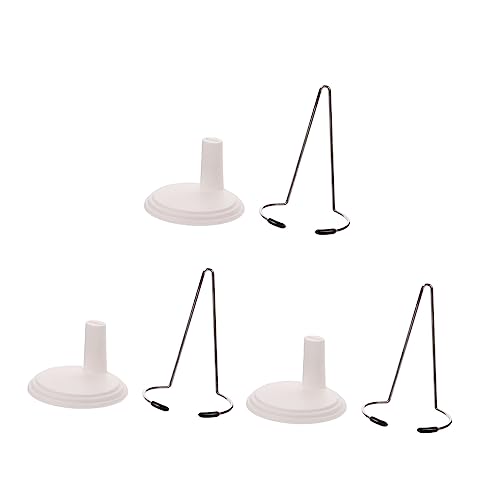 Totority 3 Stücke Teiliges Puppenständer Verstellbarer Puppenhalter für Stabilen Stand für Puppenausstellungen Kompatibel mit Verschiedenen Puppen Transparentes Design von Totority