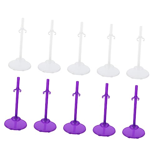 Totority 30 Stück Puppenständer Robuster Halter für Puppen Einfach und Stabil für Kreative Spielmöglichkeiten und Puppenpräsentationen für Puppenliebhaber von Totority