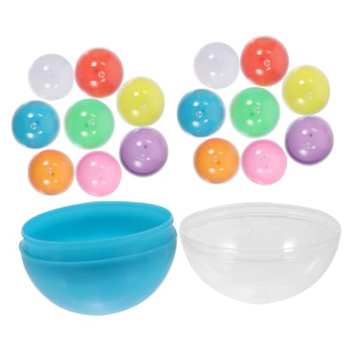 Totority 50 Stück Durchsichtige Kapseln für Automaten Leere Lotteriebälle für Spiele Spielzeugkugeln für Partygeschenke und Überraschungen Kunststoffkugeln zum Befüllen Totority 50 Stück Durchsichtige Kapseln für Automaten Leere Lotteriebälle für Spiele Spielzeugkugeln für Partygeschenke und Überraschungen Kunststoffkugeln zum Befüllen von Totority