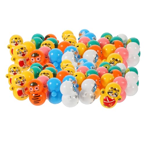 Totority 60 Stück Teiliges Mini Tumbler Tier Spielzeugset Zufällige Farben Kippende Tierfiguren für Mitgebsel für Geburtstagsfeiern und Tischdekoration Zufällige Farbe Totority 60 Stück Teiliges Mini Tumbler Tier Spielzeugset Zufällige Farben Kippende Tierfiguren für Mitgebsel für Geburtstagsfeiern und Tischdekoration Zufällige Farbe von Totority