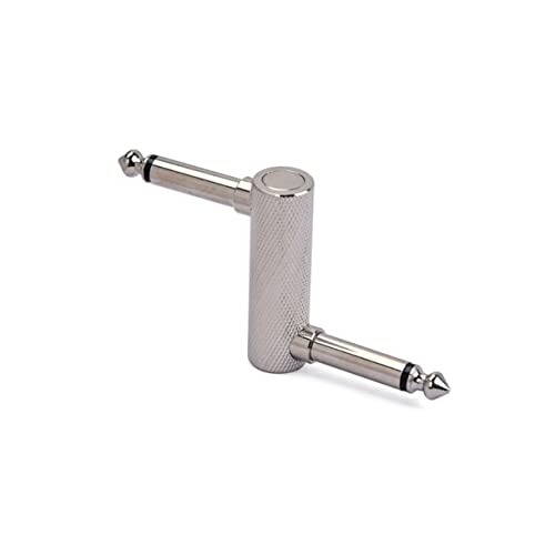 Totority Effektpedalanschluss Instrumenten-Steckverbinder Pedalboard-Zubehör Gitarreneffekt-Pedal-Verbindung für Effektpedal vom Typ z Koppler für Gitarren-Effektpedale Silver von Totority