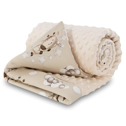 Babydecke Kuscheldecke Baby Decke Sommerdecke mit Plüschstoff 75x100 cm - Kinderdecke Kinderwagen Blanket Babydecken Kinderwagendecke und Erstausstattung für Neugeborene und Kinder Babydecke Kuscheldecke Baby Decke Sommerdecke mit Plüschstoff 75x100 cm - Kinderdecke Kinderwagen Blanket Babydecken Kinderwagendecke und Erstausstattung für Neugeborene und Kinder von Totsy Baby