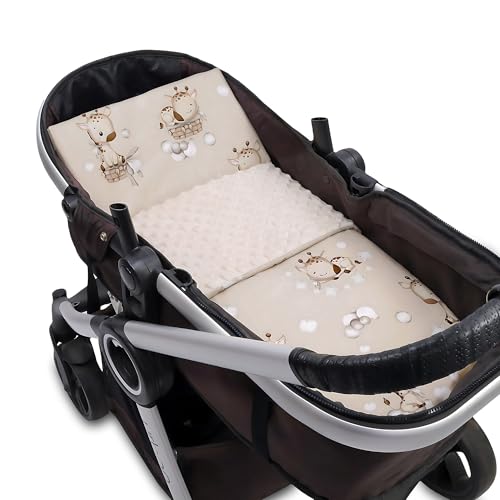 Babydecke Kuscheldecke Baby Decke Winterdecke mit Plüschstoff 75x60 cm + Kissen 35x30 cm - Kinderdecke Kinderwagen Blanket Babydecken Kinderwagendecke und Erstausstattung für Neugeborene und Kinder von Totsy Baby