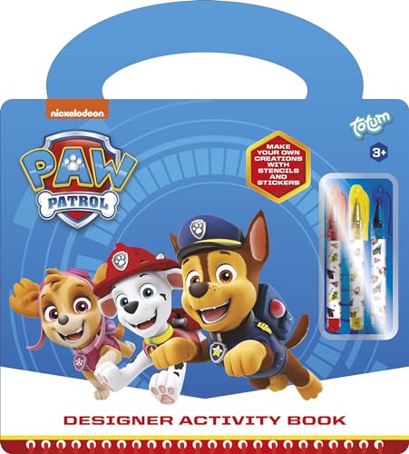 PAW Patrol Designer Buch – Kreatives Schablonen- & Malset mit über 85 Teilen | Ringbuch mit Spiralbindung für Kinder PAW Patrol Designer Buch – Kreatives Schablonen- & Malset mit über 85 Teilen | Ringbuch mit Spiralbindung für Kinder von Totum Paw Patrol