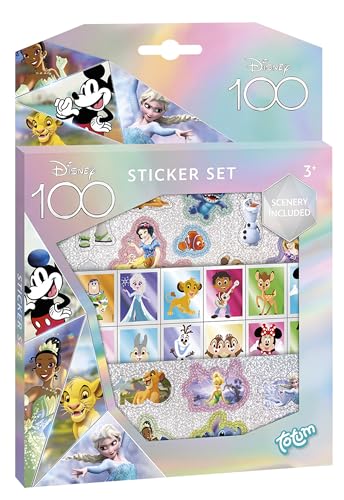 Disney Stickerset – 3 Bögen mit über 50 Stickern, wunderschöne Disney Sticker mit Glitzer Effekt, Motive der Figuren aus den besten Disneyfilmen Disney Stickerset – 3 Bögen mit über 50 Stickern, wunderschöne Disney Sticker mit Glitzer Effekt, Motive der Figuren aus den besten Disneyfilmen von Totum