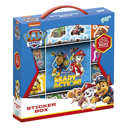 Totum 1619016 Paw Patrol Stickerbox mit über 1800 Stickern – für Scrapbooking und Bastelarbeiten mit verschiedenen Motiven deiner Lieblingshelden ink. Zeichenheftchen Totum 1619016 Paw Patrol Stickerbox mit über 1800 Stickern – für Scrapbooking und Bastelarbeiten mit verschiedenen Motiven deiner Lieblingshelden ink. Zeichenheftchen von Totum