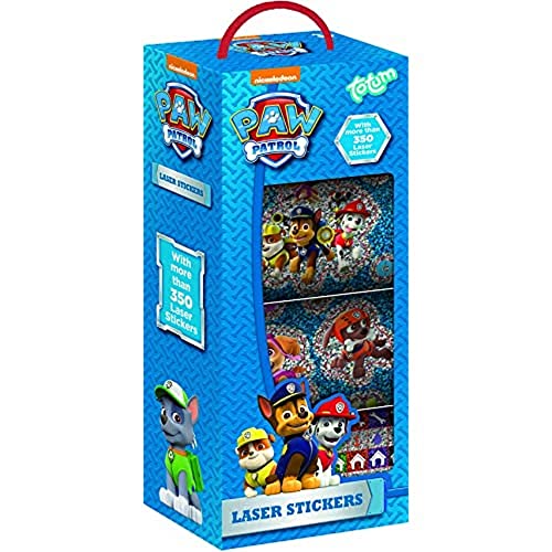 Totum 720206 Paw Patrol Stickerbox mit über 100 Laser Stickern auf 4 Stickerrollen, mit Motiven deiner Lieblingshelden — Ideal für Scrapbooking und Bastelarbeiten, Multicolore Totum 720206 Paw Patrol Stickerbox mit über 100 Laser Stickern auf 4 Stickerrollen, mit Motiven deiner Lieblingshelden — Ideal für Scrapbooking und Bastelarbeiten, Multicolore von Totum