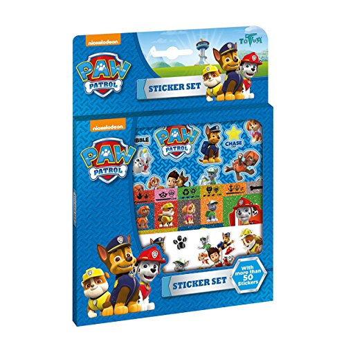 Totum BJ720022 Patrol Stickerbox mit 3 Stickerbögen und über 50 Stickern mit Chase, Marshall, Rocky, Zuma, Rubble, Skye und Everest – TM Essentials 720022 Totum BJ720022 Patrol Stickerbox mit 3 Stickerbögen und über 50 Stickern mit Chase, Marshall, Rocky, Zuma, Rubble, Skye und Everest – TM Essentials 720022 von Totum