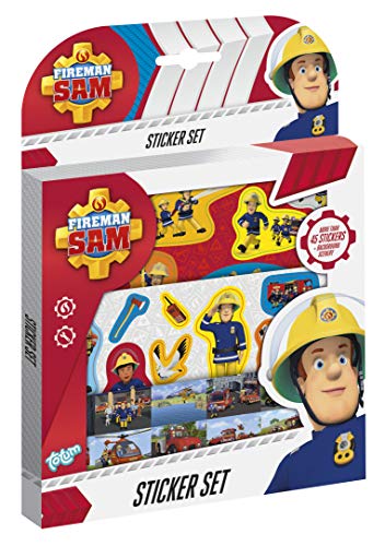 Totum Fireman Sam Sticker-Set: Gestalte Deine eigene Heldenwelt mit den verschiedenen Motiven von Feuermann Sam von Totum